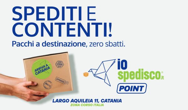 Spedizioni pacchi Catania: scopri iospedisco Point, il nuovo punto spedizioni in città